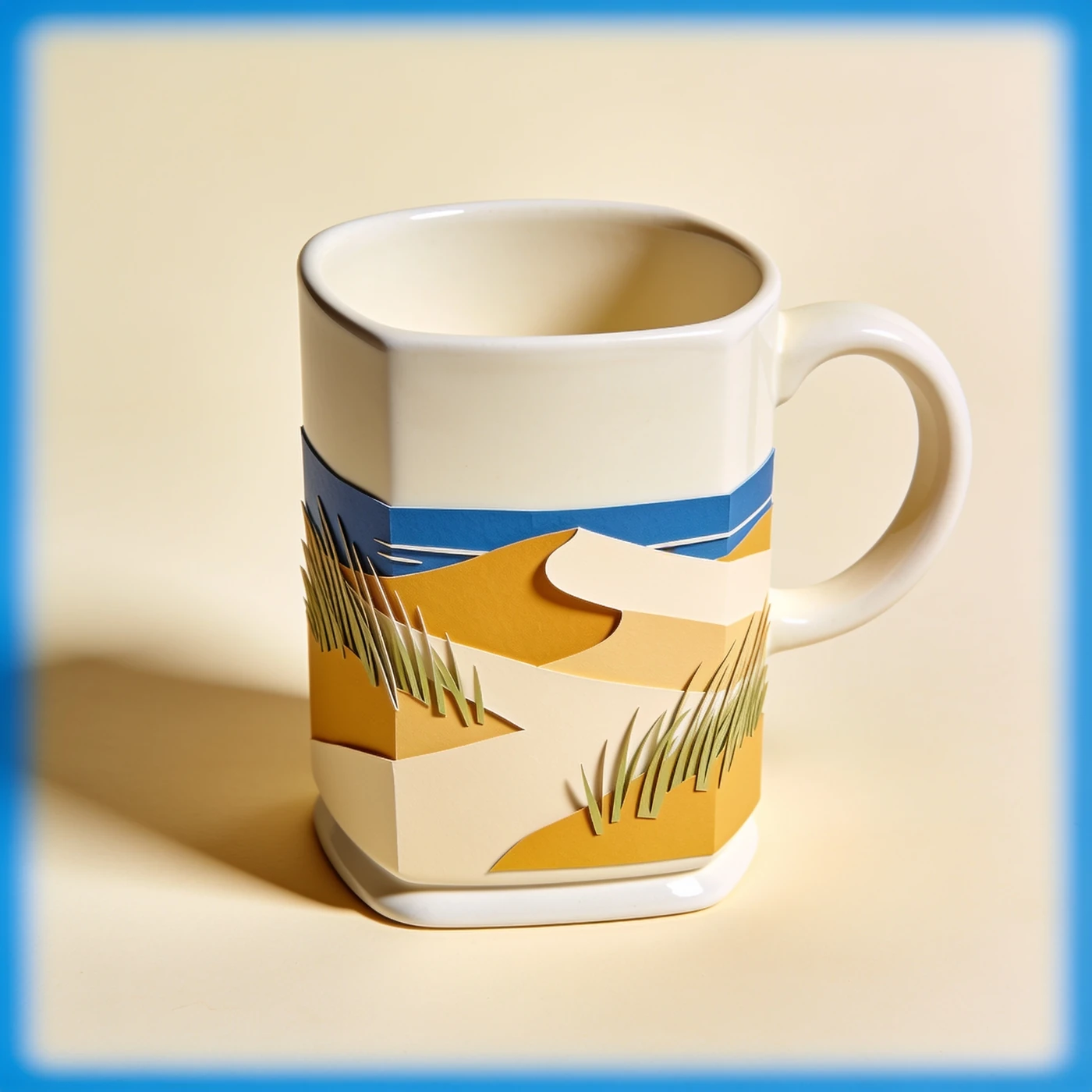 Dune Arc Mug — whole product illustration