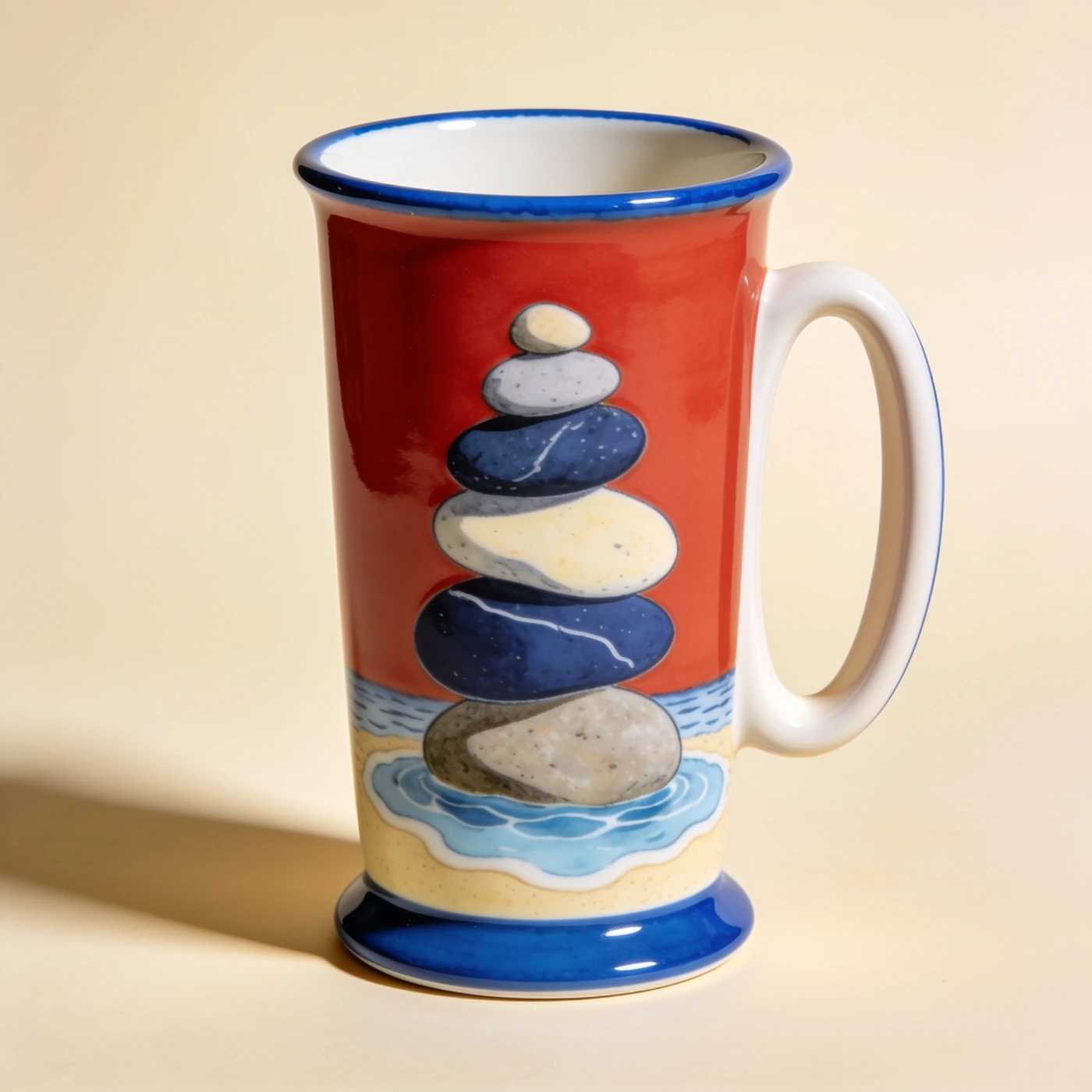 Pebble Stack Tall Mug — whole product illustration
