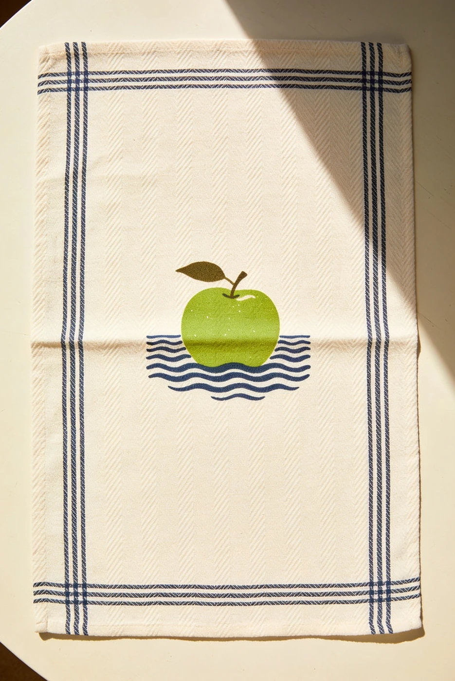 Orchard Coast Tea Towel — whole product illustration